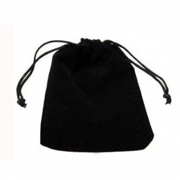 Small Black Fabric Bags Drawstring Bag